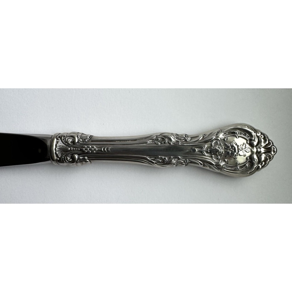 Gorham King Edward Sterling Hollow Handle Master Butter Knife 6 5/8"